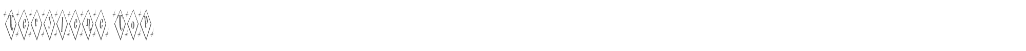 Terylene Top terylene top.ttf font preview
